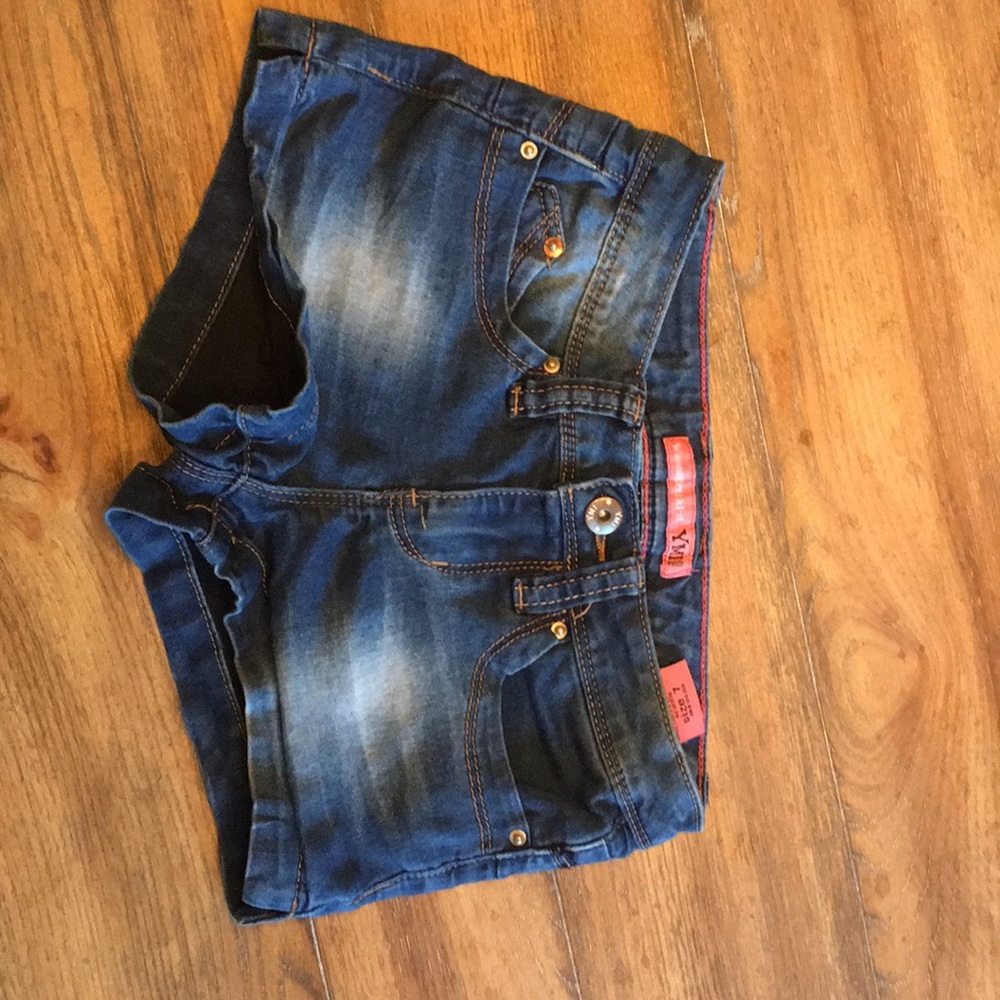 Denim shorts